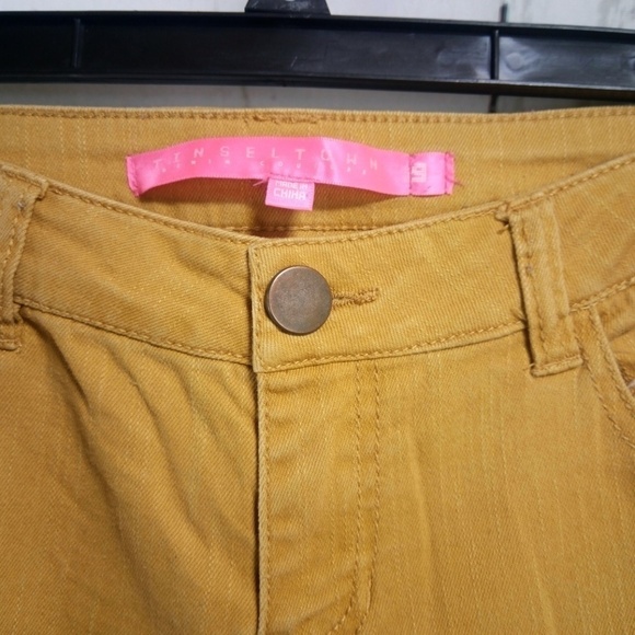 Tinseltown Denim Couture Size 9 Orange Jeans 31x30 - Picture 3 of 8